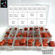 2000V 152pcs/box 24 Types 222 392 821 102 331 681 472 471 221 123 222 683 223 333 153 104 CBB Metal Film Capacitors Assortment 2024 - buy cheap