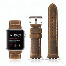 Correa de cuero genuino para Apple Watch, banda de 44mm y 40mm para iWatch Watch, pulsera para Apple Watch 6 SE 5 4 3 2, correa de 42mm y 38mm 2024 - compra barato