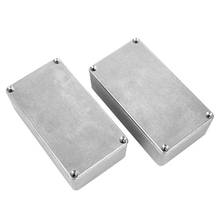 2 piezas 125B/1590N1, caja de aluminio para guitarra, caja de pedal, para Proyecto de pedal de efecto de guitarra 2024 - compra barato