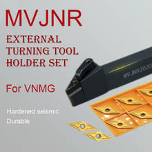 Portaherramientas de torneado externo MVJNR1616H16, accesorios de barra de perforación de torno VNMG160404 160408, juego de herramientas de inserción de carburo, 1 ud. 2024 - compra barato