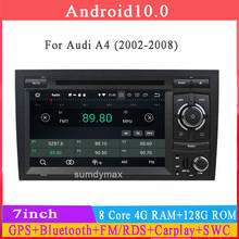 DSP 8core android10 car radio for audi A4 S4 B6 b7 Car DVD Multimedia gps navi Player built-in carplay Bluetooth WiFi 2024 - buy cheap