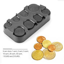 Mini Auto Car Storage Box Support Euro Coin Money Box Plastic Container Tidying Stationery Car Coin Organizer Holder Car-Styling 2024 - buy cheap
