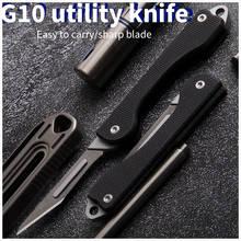 MINI G10 Fiberglass Folding Knife Portable Utility Knives Emergency Medical Tactical Outdoor Self-defense EDC Pocket Knife Tool 2024 - buy cheap