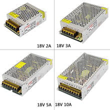 Fonte de alimentação de comutação regulada, transformador ac110v 220v a dc 18v, para condutor de luz cnc em tira de led 2024 - compre barato