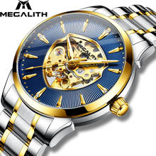 MEGALITH luxury automatic mechanical watch business casual mens watch top brand sport watches men gift wirstwatch reloj hombres 2024 - buy cheap