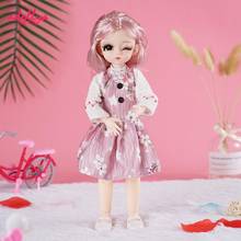 Adollya New BJD Dress For Dolls Clothes 1/6 Clothing Suit Floral Skirt Jumpsuit BJD Doll Accessories DIY Dress Up Toys For Girls 2024 - buy cheap