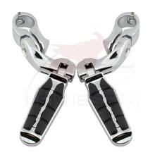 Motorcycle Highway Pegs for Harley Electra Glide Road King Street Glide 1.25" Engine Guard Foot Pegs Footrest Mount Clamp Kit 2024 - buy cheap