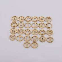 Stainless Steel 26 English gold Alphabet Letters A-Z Stainless High Polishing DIY Charm Women Pendant Jewelry Making Accessories 2024 - buy cheap