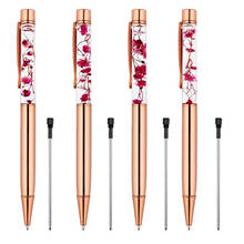 Bolígrafo de oro rosa, bolígrafos de cristal degradado, exquisitos, creativos, de lujo, de alta calidad, suministros para estudiantes, regalo 2024 - compra barato