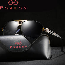 Psacss novo quadrado polarizado óculos de sol dos homens marca luxo designer óculos de sol para o sexo masculino condução pesca/gafas sol hombre 2024 - compre barato