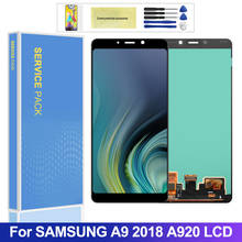 Pantalla LCD Super AMOLED para móvil, reemplazo de digitalizador de pantalla táctil para Samsung Galaxy A9 2018, A9s, A9 Star Pro, SM-A920F/DS 2024 - compra barato
