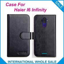 Haier I6 Infinity Case 6 Colors Flip Slots Leather Wallet Cases For Haier I6 Infinity Cover Slots Phone Bag Credit Card 2024 - buy cheap