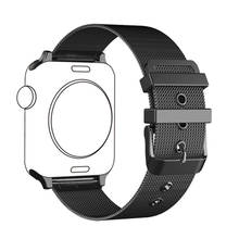 Correa de reloj apple watch banda 44mm 40mm 42mm reloj de 38mm accesorios de pulsera de Metal Correa Iwatch 7 3 4 5 6 se 44 40 42mm 2024 - compra barato