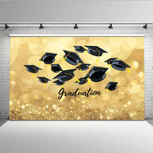 Mehofoto Graduation 2019 Photography Backdrops Gold Glitter Bokeh Photo Booth Background for Photographic Studio G-538 2024 - buy cheap
