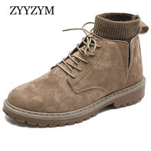 ZYYZYM Men's Boots Autumn Winter Vintage Flock Battle Desert Boots Men Fashion Outdoor Man Boots Hot Sale Zapatos De Hombre 2024 - buy cheap