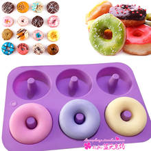 1pc Silicone Donut Mold Chocolate Muffins Dessert Tools Non-Stick 3D Candy Doughnut Pastry Baking Accessories Kitchen Utensils 2024 - buy cheap