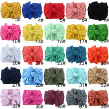 25 pcs/lot, Big Messy Bow headband, Baby Girls Knot bow Turban headwraps Baby Birthday Party Gifts Hair Accessories 2024 - buy cheap