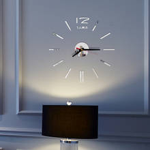 Diy Wall Clock Modern Design Acrylic Mirror Quartz Wall Clock Creative Kitchen Clock Gold Sliver Red Black Clock zegar scienny 2024 - buy cheap