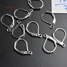 FLTMRH 10PCS 16*11MM     High Quality 3Colors Plated Brass French Earring Hooks Wire Settings Base Settings Whole Sale 2024 - buy cheap