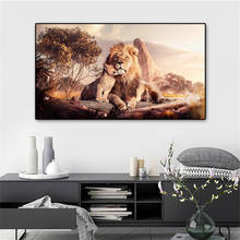 Mom and Baby Lions Canvas Paintings On the Wall Posters And Prints Animal Canvas Art Pictures Home Wall Decoration Canvas Prints 2024 - buy cheap