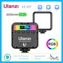 Ulanzi-lâmpada para fotografia profissional vl49, luz de preenchimento para vídeos youtube e vlog 2024 - compre barato