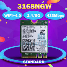 Wireless Adapter Card for Intel AC 3168NGW Wireless NGFF 802.11ac 433Mbps 2x2 + Bluetooth 4.2 Wi-Fi HP 852511-001 Wifi card 2024 - buy cheap