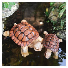 Creative Resin Floating Tortoise Statue Outdoor Garden Pond Fish Tank Decorative Turtle Sculpture For Home Garden Decor Ornament 2024 - buy cheap