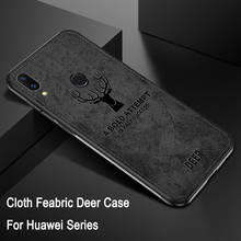 Fabric Deer Cloth TPU Phone Cases for Huawei P20 lite Shockproof Cover for Huawei P30 Pro P40 Lite E hyawei p smart Fundas 2024 - buy cheap