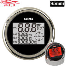 New Waterproof 85mm GPS Odometer Universal 0-999MPH Speedometer For Boat Motorcycle Car Digital Speed Gauge with Backlight12V24V 2024 - buy cheap