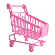 1/12 Dollhouse Mini Cute Supermarket Props Shopping Cart Miniature Landscape Children pretend Play Gift Dollhouse Accessories 2024 - buy cheap