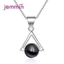 New Arrival 925 Sterling Silver Pendant Necklace For Women Party Fashion Jewelry Trendy Style Triangle Design 2024 - buy cheap