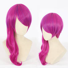 Game Character LOL KDA Evelynn Cosplay Wigs 50cm Rose Red KDA Heat Resistant Synthetic Hair Perucas Cosplay Wig + Wig Cap 2024 - buy cheap