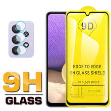 2IN1 9D Explosion proof Tempered Glass For Samsung Galaxy A32 5G Screen Protector on for Galaxy a 32 a SM-A326B lens camera 2024 - buy cheap