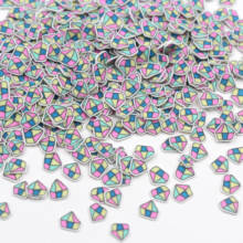 100g/lot DIY Crafts Filler Accessories Colorful Diamond Sprinkles Polymer Clay Slices Arts and Mobile Decoration Fittings 2024 - buy cheap