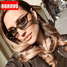 RBROVO 2021 Vintage Sunglasses Women Cat Eye Fashion Retro Small Female Sun Glasses UV400 Ladies Eyewear Shopping Accessories 2024 - buy cheap