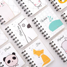 10.4x8.5cm small mini cute animal dog cat hippo penguin panda notebook for women student paper notepad kawaii school stationery 2024 - buy cheap