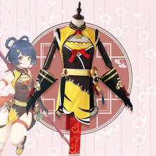 Игровой костюм для косплея Genshin Impact Xiangling, униформа шеф-повара, рождественское маскарадное платье для косплея 2024 - купить недорого