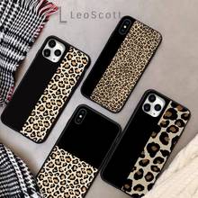 Funda de teléfono con estampado de leopardo para iPhone, carcasa de silicona suave con diseño de leopardo de lujo, a la moda, para iPhone 11, 12 pro, XS MAX, 8, 7, 6, 6S Plus, X, 5S, SE, 2020, XR 2024 - compra barato