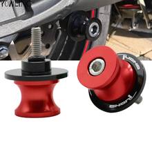 Motorcycle Accessories 6mm Swingarm Sliders Spools Stand Bobbins CNC Aluminum Alloy For Aprilia Tuono 2003-2007 2004 2005 2006 2024 - buy cheap