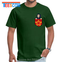 Camiseta masculina do orgulho cubano, camiseta vermelha do anime estrela cubana, herói che guevara marx communismo legal para homens, camiseta revoluacionismo 2024 - compre barato
