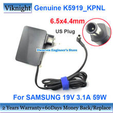 Genuíno eua 59w 19v 3.1a k5919_kpnl monitor adaptador carregador para samsung BN44-00887D bn4400887d fonte de alimentação 6.5x4.4mm 2024 - compre barato