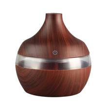 Usb 300Ml Aroma Humidifier Aromatherapy Wood Grain 7 Color Led Lights Electric Aromatherapy Essential Oil Aroma Diffuser 2024 - buy cheap