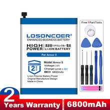 LOSONCOER 6800mAh Armor 5 Battery for Ulefone Armor 5 5S Mobile Phone Battery+Free Tools 2024 - buy cheap