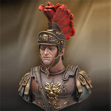 Kit de busto de resina soldado romano de guarda, modelo de montagem escala 1/10, figura de resina, busto colorido, brinquedo de montagem automática 2024 - compre barato