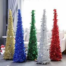 HobbyLane Telescopic Folding Christmas Tree Artificial Christmas Tree Decorations for Home Office Ornaments Christmas Tree 2024 - buy cheap