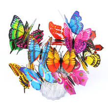 Conjunto de mariposas para jardín, estacas de mariposas de colores para decoración al aire libre, macetas de flores, 10 unidades 2024 - compra barato