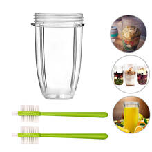 Behogar 1PCS 32OZ Large Capacity Cups + 2PCS Cleaning Brushes Blender Replacement Parts Accessories for NUTRIBULLET 600W 900W 2024 - buy cheap