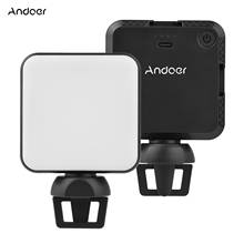 Andoer W36 Mini LED Video Light Portable Photography Lamp 5600K with 3 Cold Shoe Mount for Live Streaming Video Shooting 2024 - buy cheap