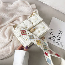 Женская сумка через плечо женская новая брендовая люксовая дизайнерская сумка на плечо Высококачественная модная сумка-мессенджер маленькая квадратная дамская сумочка 2024 - купить недорого