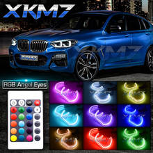 Bluetooth-compatible RGB Angel Eye For BMW E90 E60 X6 E71 E93 F30 E92 E87 E82 M4 Headlight Multiple Colors LED Halo Ring DTM DRL 2024 - buy cheap